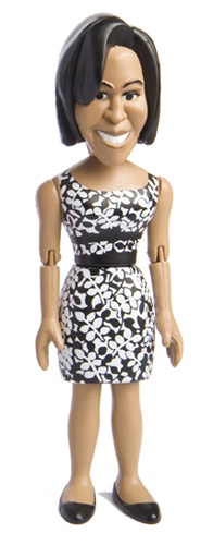 Michelle's appearance on The View in this dress was a fashion do! (Jailbreak Toys)